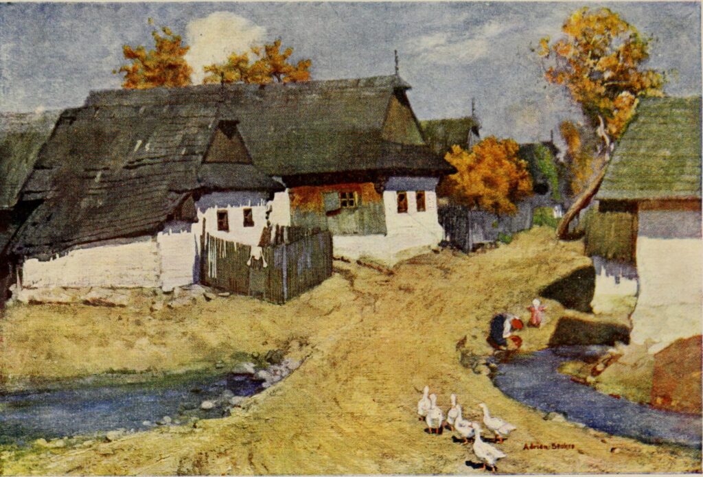 VAZSECZ AND LUCSIVNA FURDO (1909) - Marianne Stokes Tablo