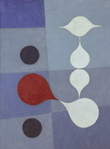 Variation IX (1947) - Leo Leuppi Tablo