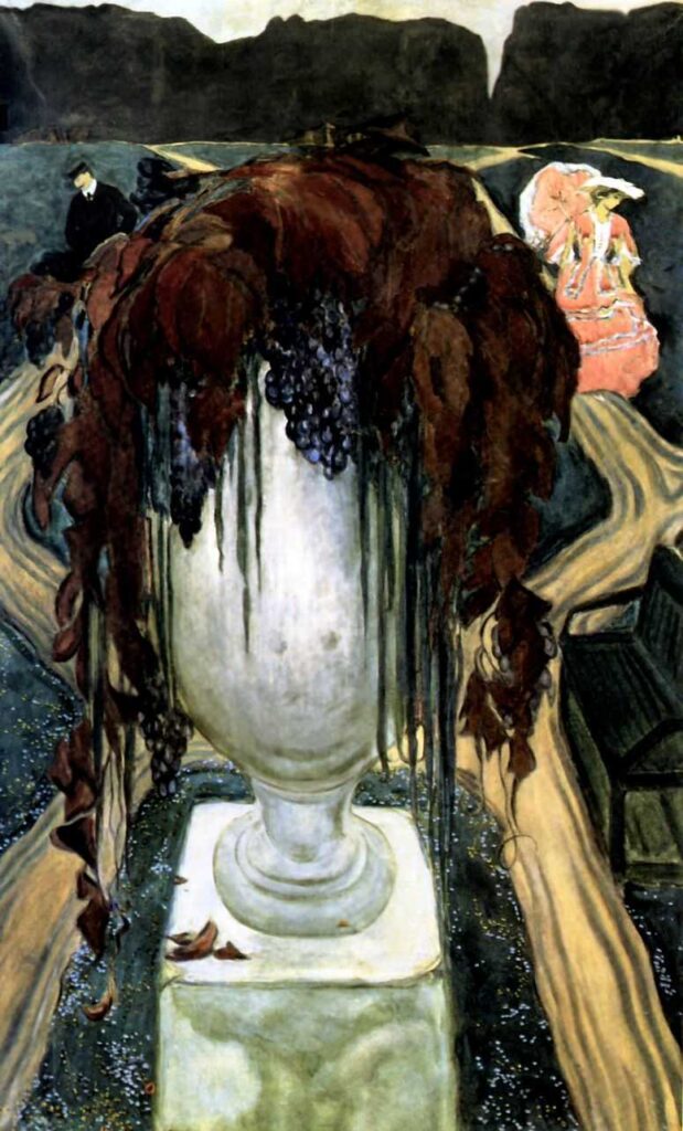 Vase (self portrait) (1906) - Léon Bakst Tablo