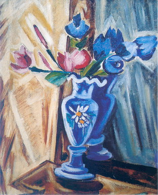 Vase - Olga Rozanova Tablo