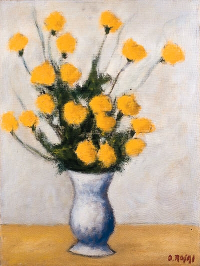 Vase With Flowers – Ottone Rosai Tablo