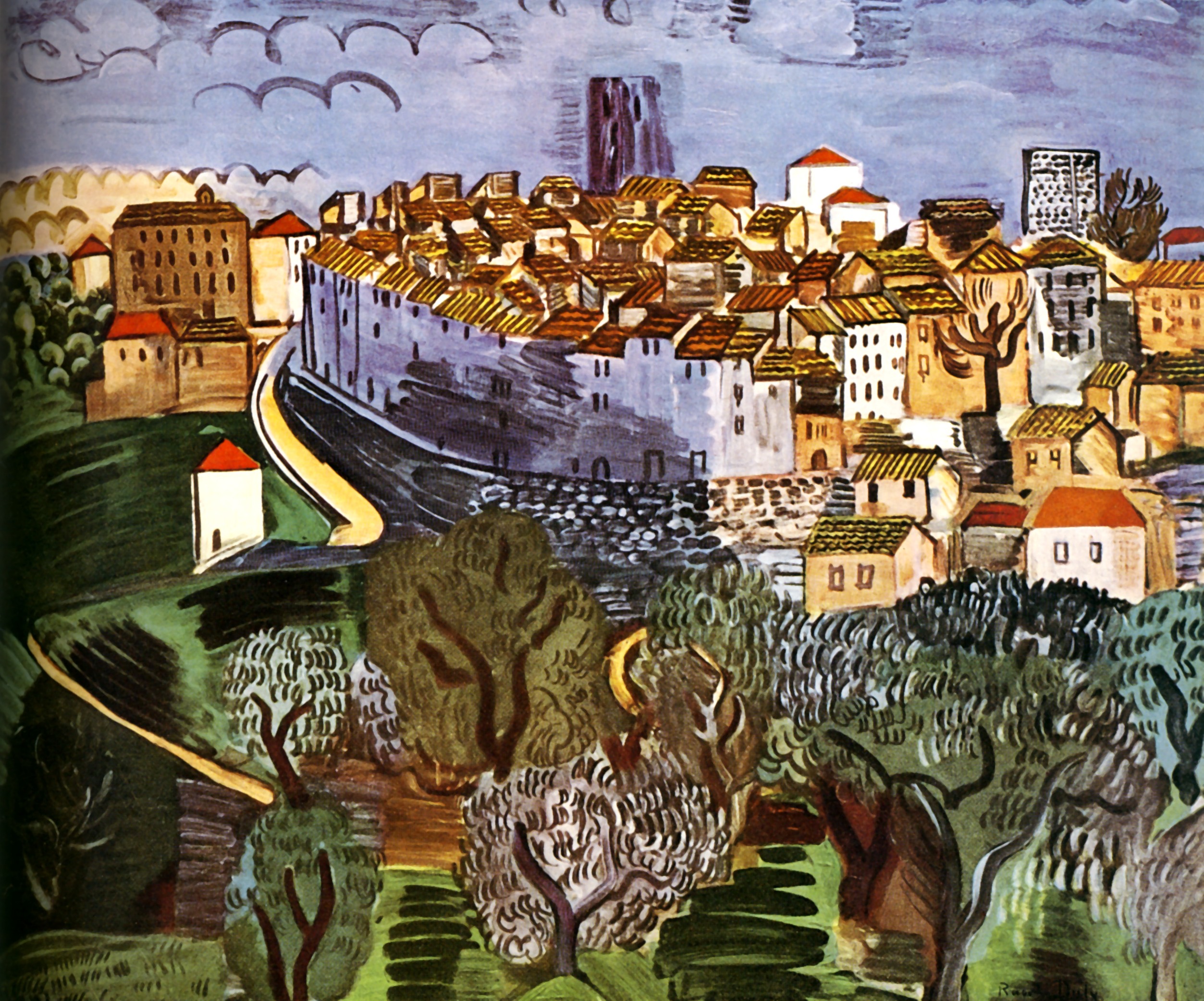Vence (1923) - Raoul Dufy Tablo
