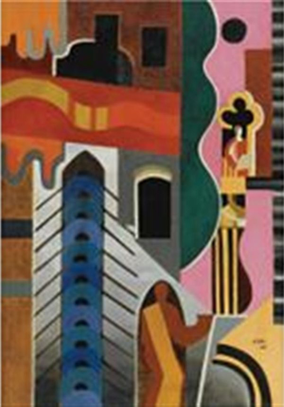 Venice (1925) - Aleksandra Ekster Tablo