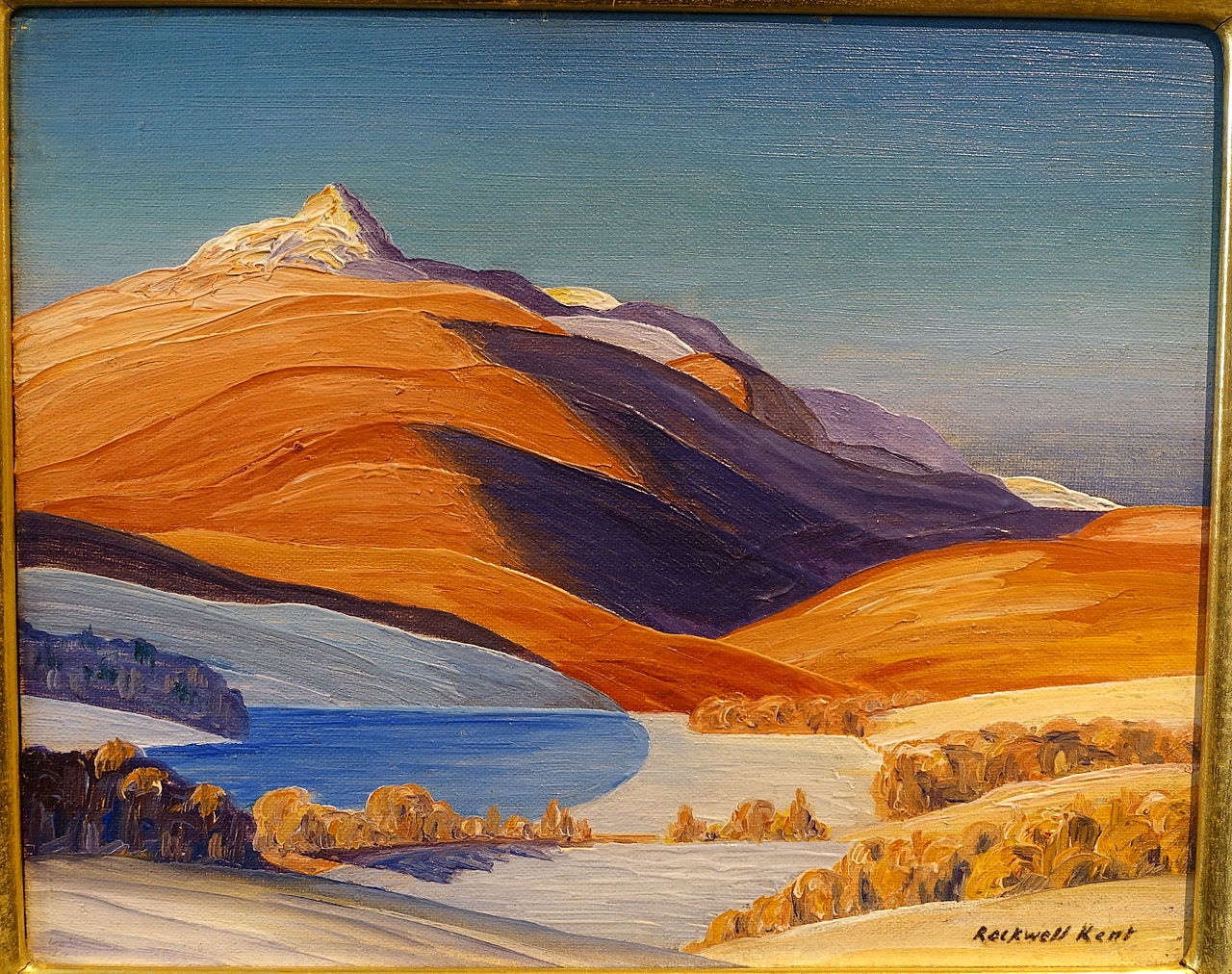 Vermont Study (1920) - Rockwell Kent Tablo
