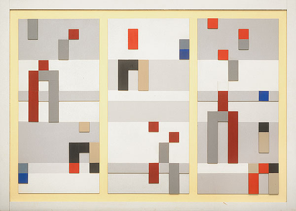 Vertical and horizontal composition (1928) – Sophie Taeuber-Arp Tablo