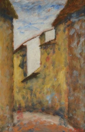 Via Toscanella (1956) – Ottone Rosai Tablo