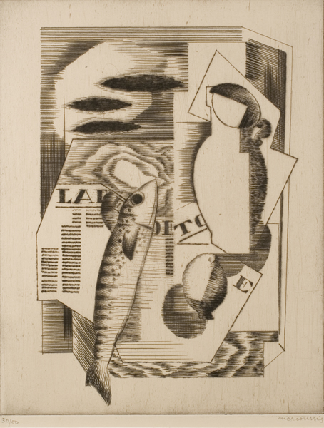 Viareggio (La depeche de Toulouse) - Louis Marcoussis Tablo