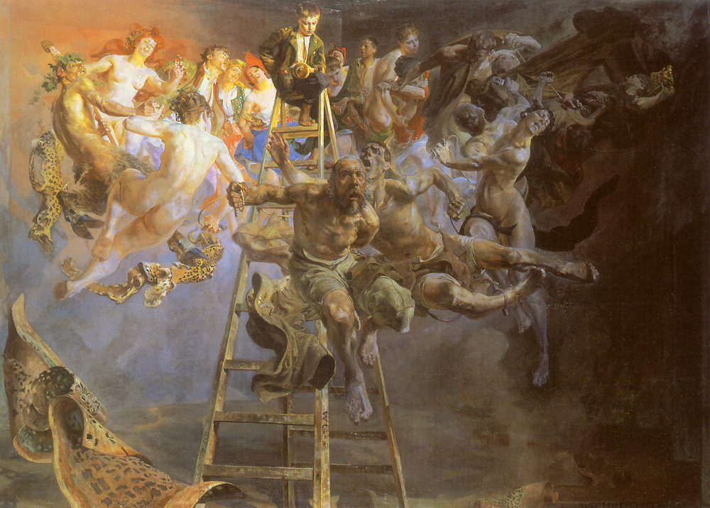 Vicious circle (1895) - Jacek Malczewski Tablo