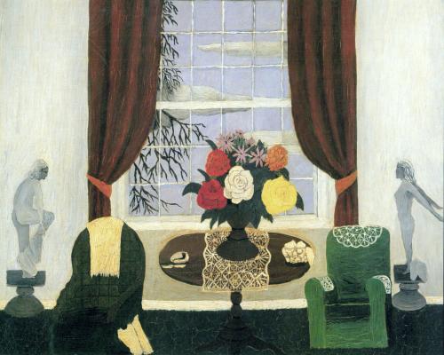 Victorian Parlor Still Life (1945) – Horace Pippin Tablo