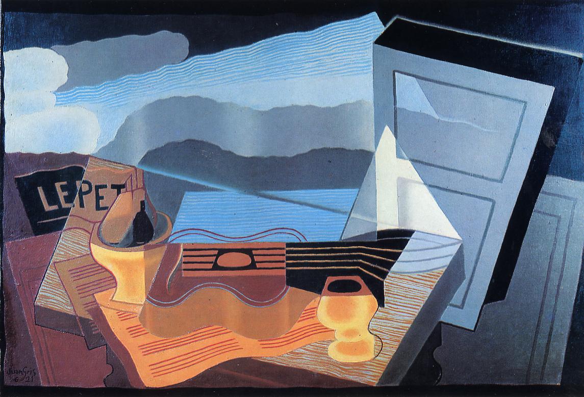 View across the Bay (1921) - Juan Gris Tablo