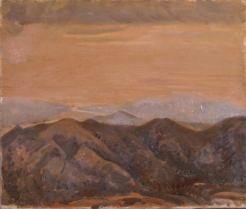 View from Mount Asama in Ise (1930) – Fujishima Takeji Tablo