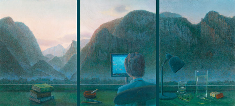 View from My Studio – Hanno Karlhuber Tablo