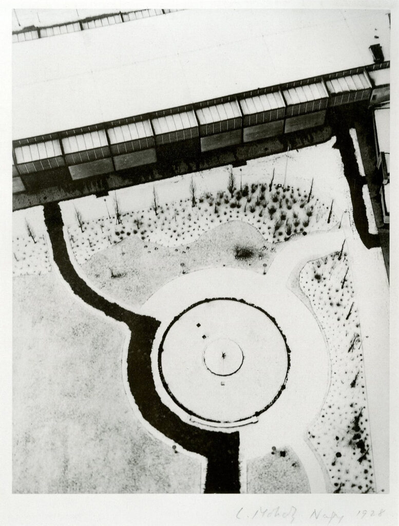 View from the Berlin radio tower in Winter (1928) - László Moholy-Nagy Tablo