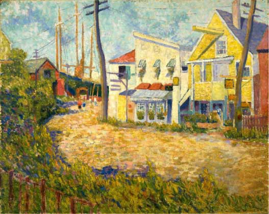 View of Gloucester (1928) – Allan Randall Freelon Tablo