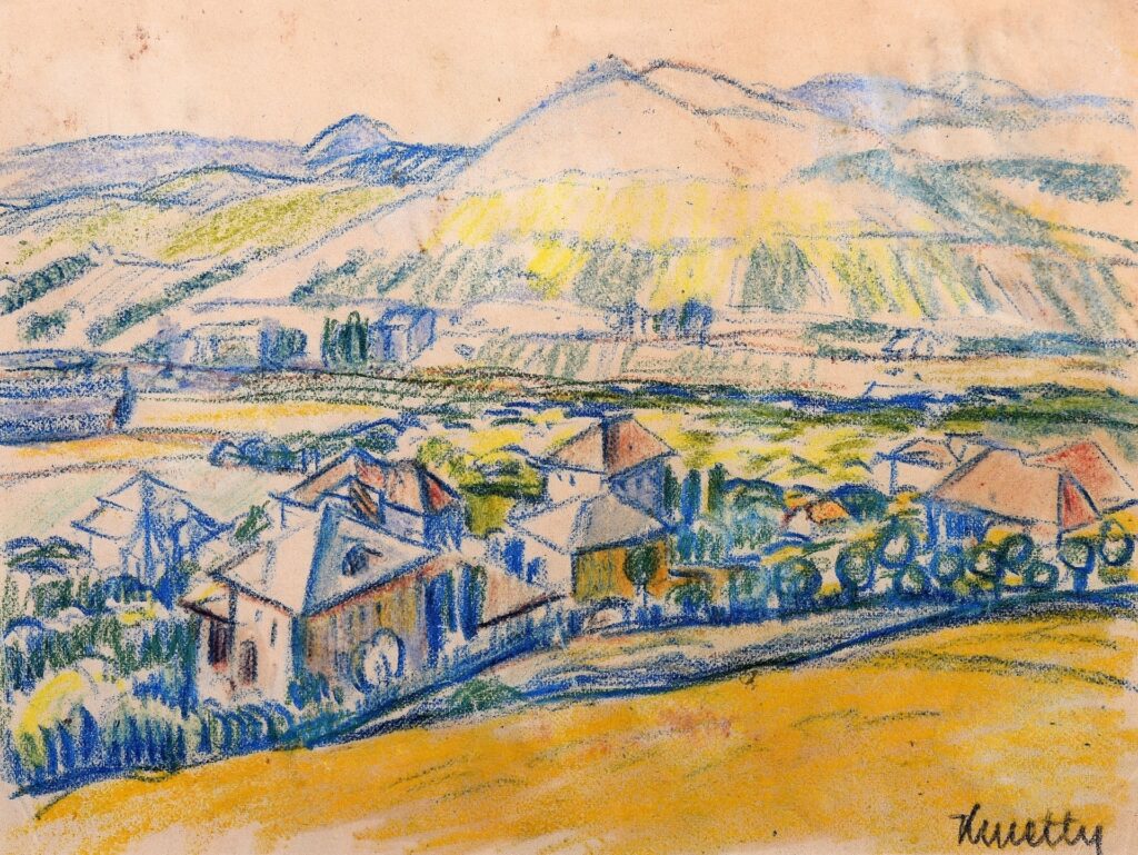 View of Nagybanya - Kmetty János Tablo