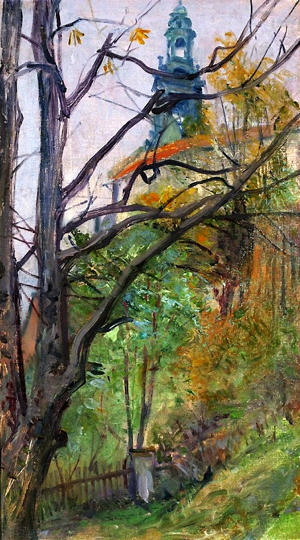View of Wawel - Stanisław Wyspiański Tablo