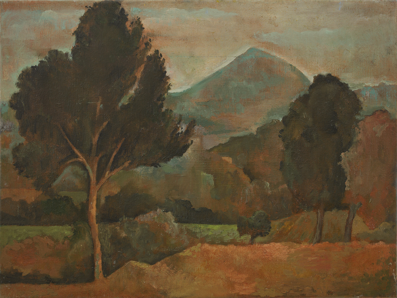 View of monte Acuto – William Balthazar Rose Tablo