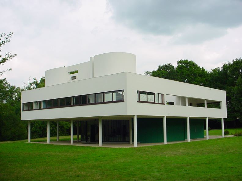 Villa Savoye in Poissy (1928) - Le Corbusier Tablo