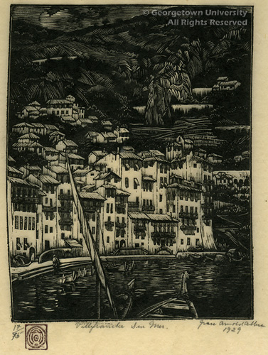 Villefranche sur Mer (1929) - Grace Albee Tablo