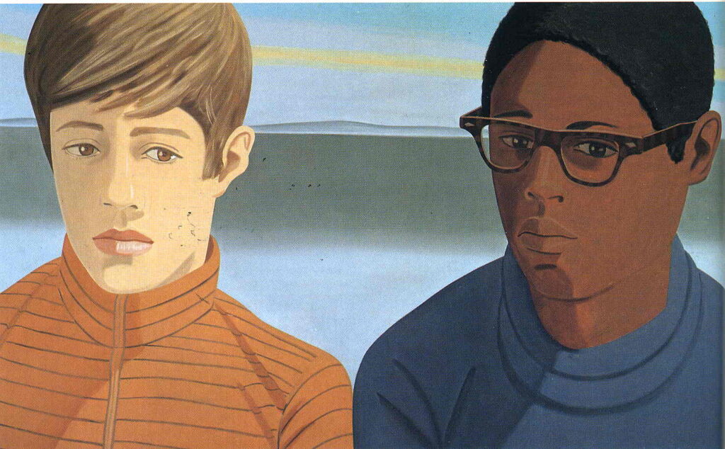 Vincent and Tony - Alex Katz Tablo