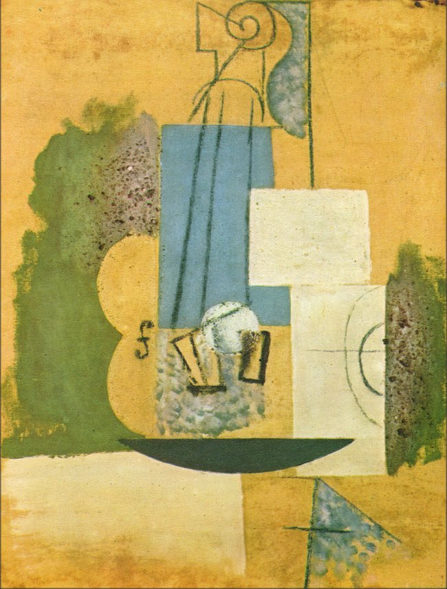 Violin (1912) - Pablo Picasso Tablo