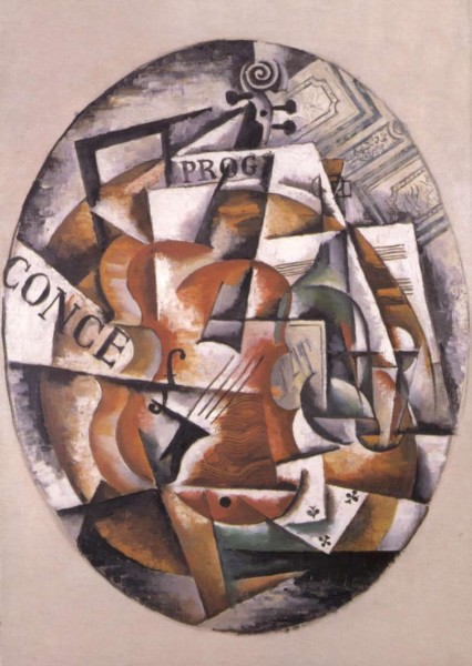 Violin (1915) - Lyubov Popova Tablo