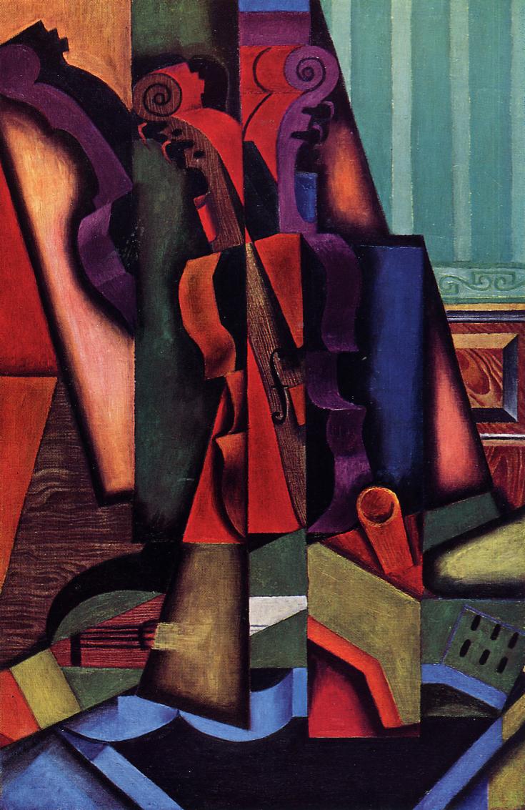 Violin and Guitar (1913) - Juan Gris Tablo
