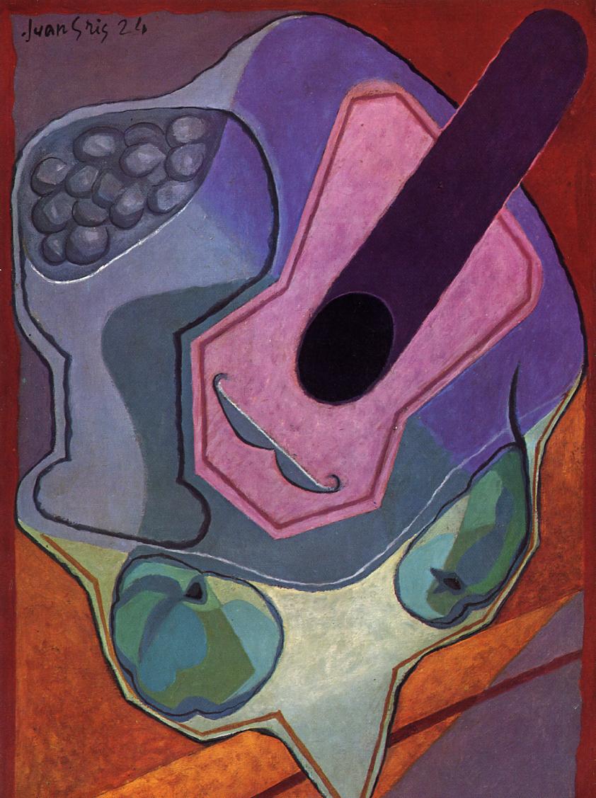 Violin with Fruit (1924) - Juan Gris Tablo