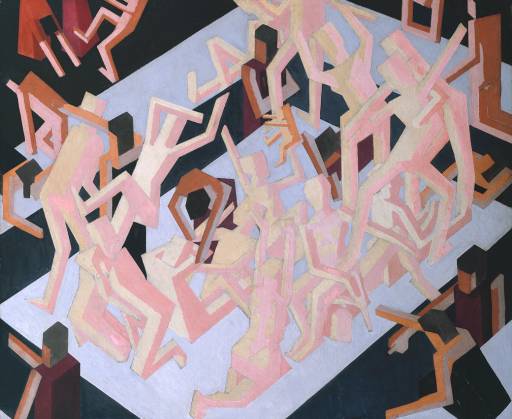 Vision of Ezekiel (1912) - David Bomberg Tablo