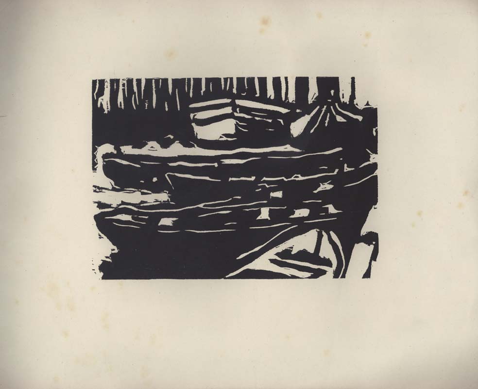 Vom Strande. Page 13 (1913) – Arthur Segal Tablo