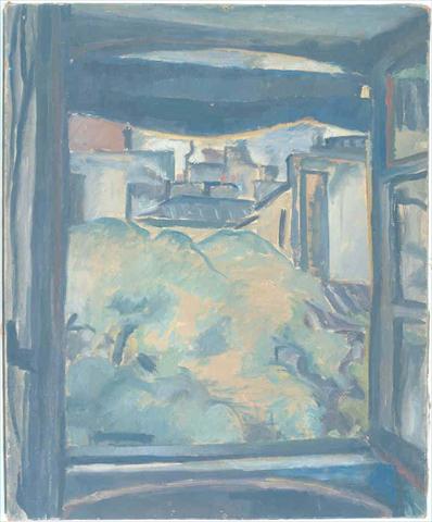 Vue sur les toits de Paris (1917) - Le Corbusier Tablo