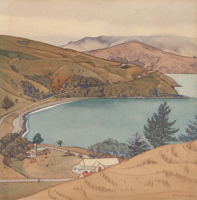 Wainui, Akaroa (1943) - Rita Angus Tablo