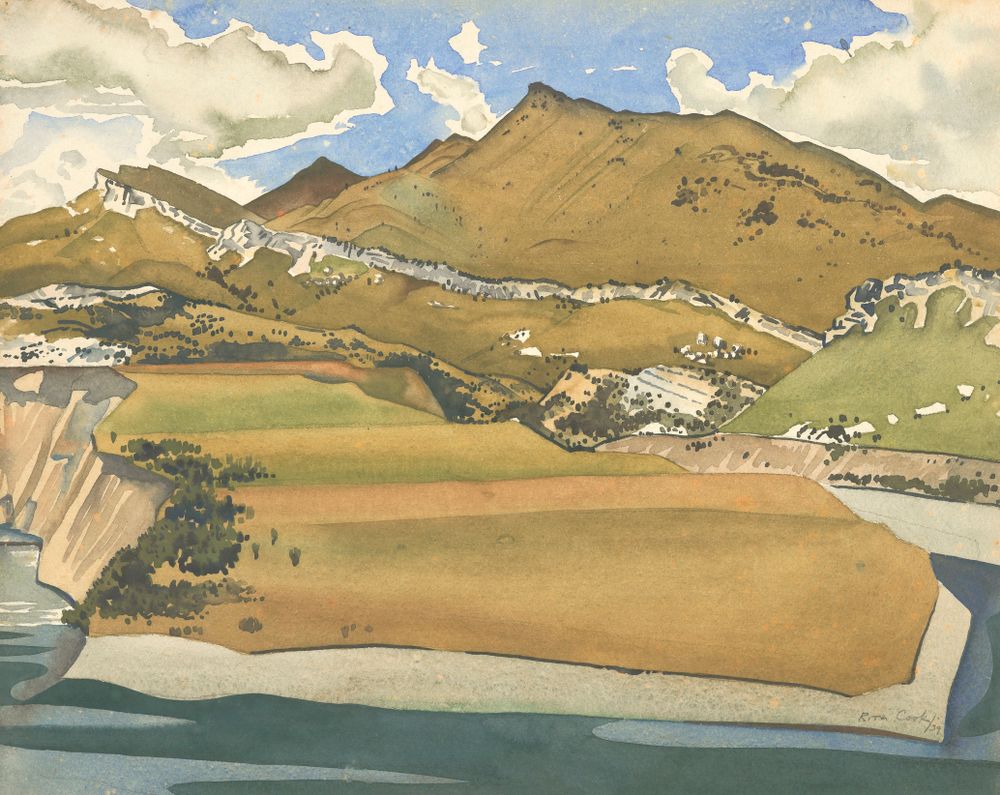 Waipara Gorge, North Canterbury (1939) - Rita Angus Tablo