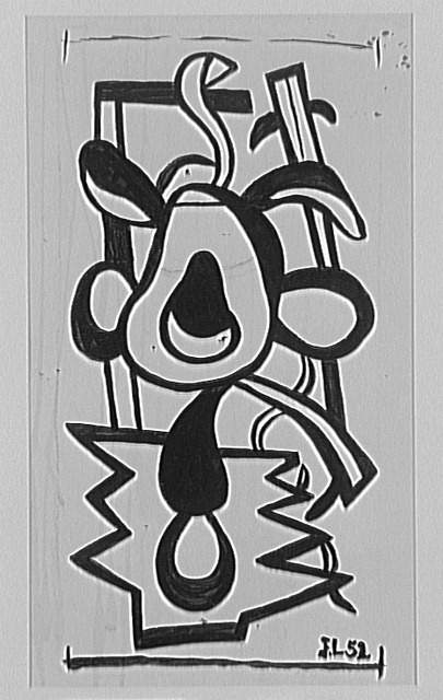 Wall Composition (1952) - Fernand Léger Tablo