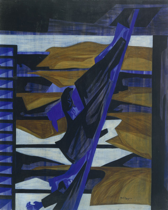 War Series Alert (1947) – Jacob Lawrence Tablo