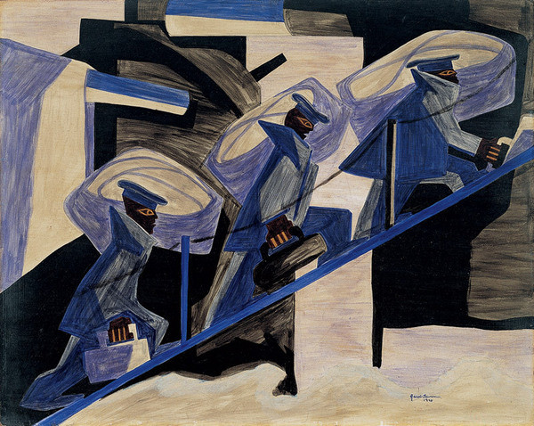 War Series Another Patrol (1946) – Jacob Lawrence Tablo