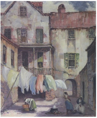 Wash Day - Alfred Heber Hutty Tablo