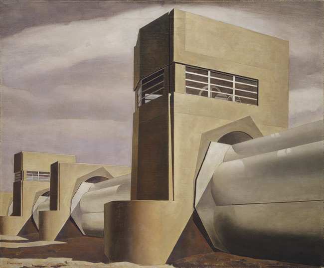 Water (1945) - Charles Sheeler Tablo