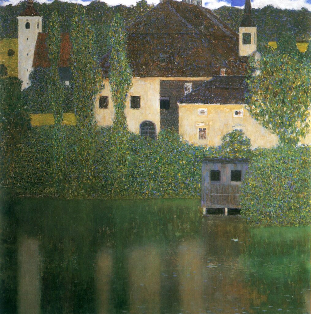 Water Castle (1908) - Gustav Klimt Tablo