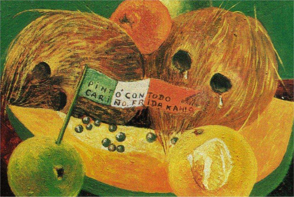 Weeping Coconuts or Coconut Tears (1951) – Frida Kahlo Tablo