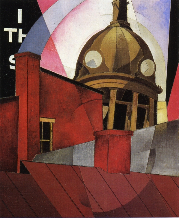 Welcome to Our City (1921) - Charles Demuth Tablo