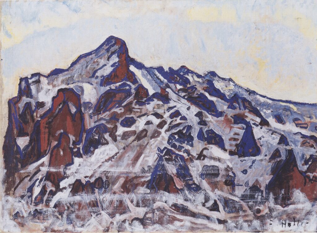 Wetterhorn (1912) - Ferdinand Hodler Tablo