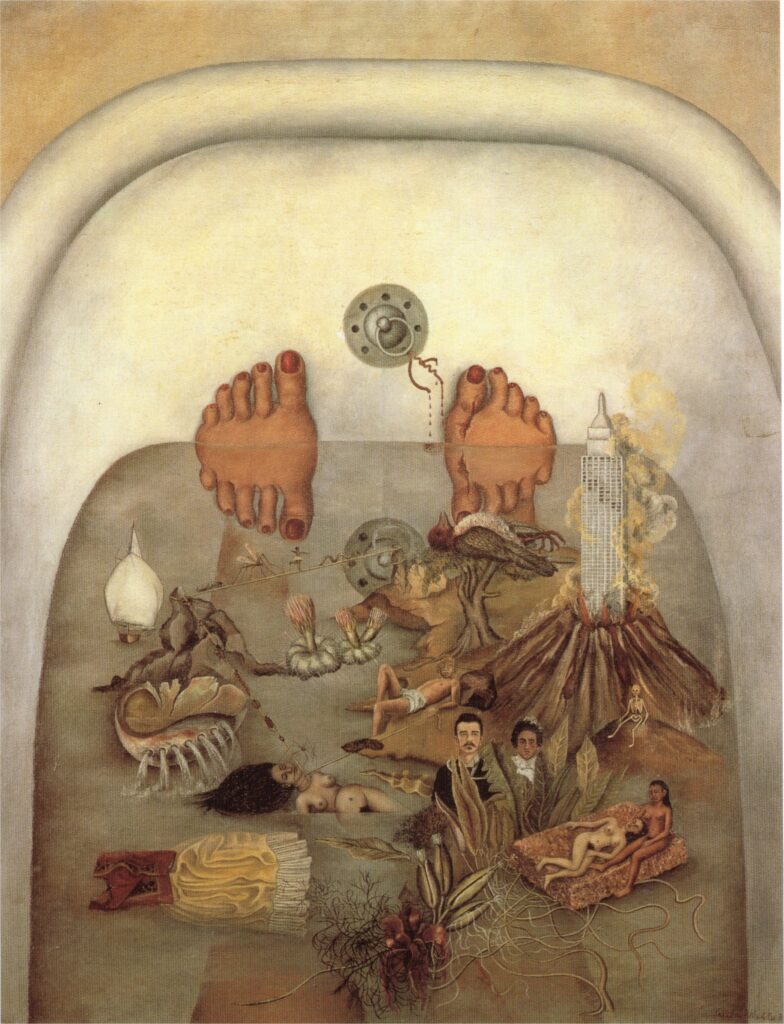 What the Water Gave Me (1938) - Frida Kahlo Tablo