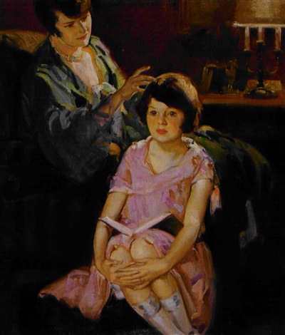 When a Little Girl Needs Her Mother Most (1928) - Haddon Sundblom Tablo