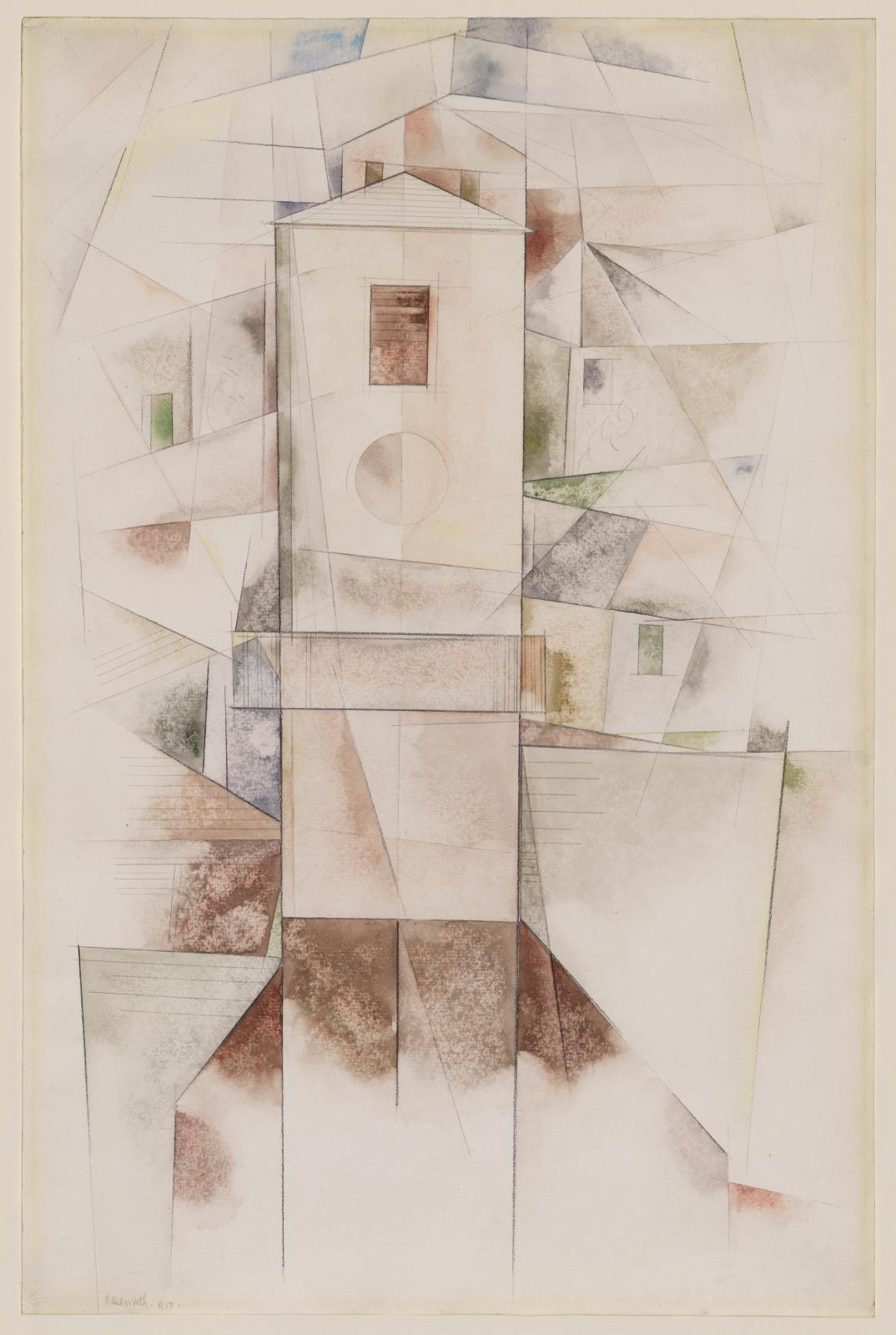 White Architecture (1917) - Charles Demuth Tablo