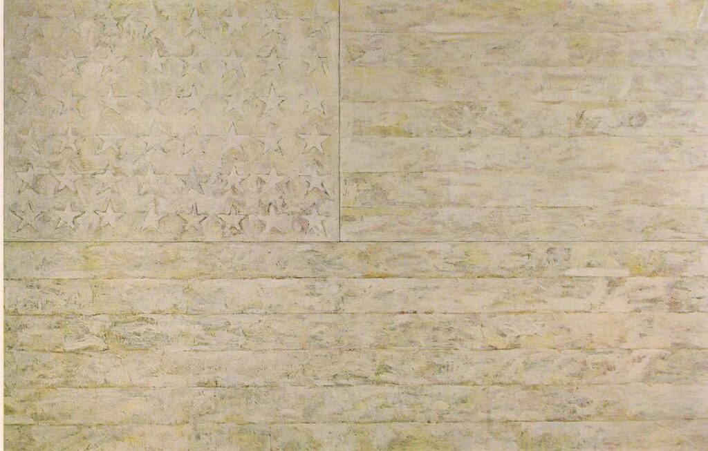 White Flag (1955) - Jasper Johns Tablo