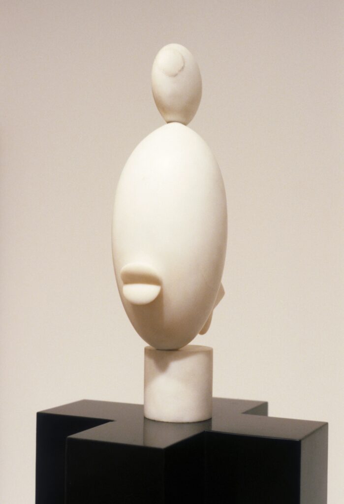 White Negress II (1926) - Constantin Brâncuși Tablo