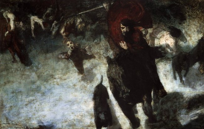 Wild Chase (1889) – Franz Stuck Tablo
