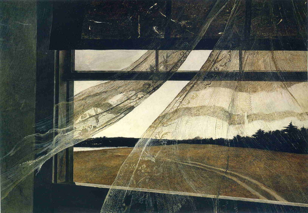 Wind from the Sea (1947) - Andrew Wyeth Tablo