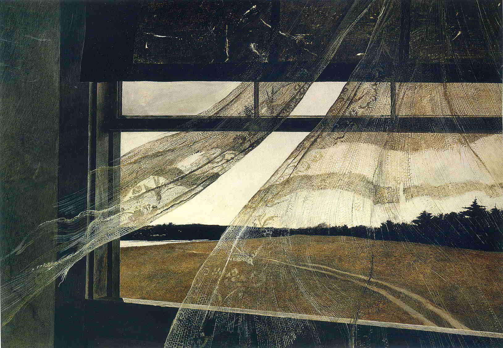 Wind from the Sea (1947) - Andrew Wyeth Tablo
